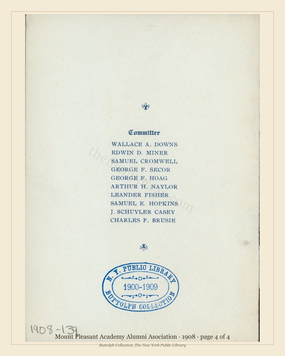 Vintage menu — page 4 of 4