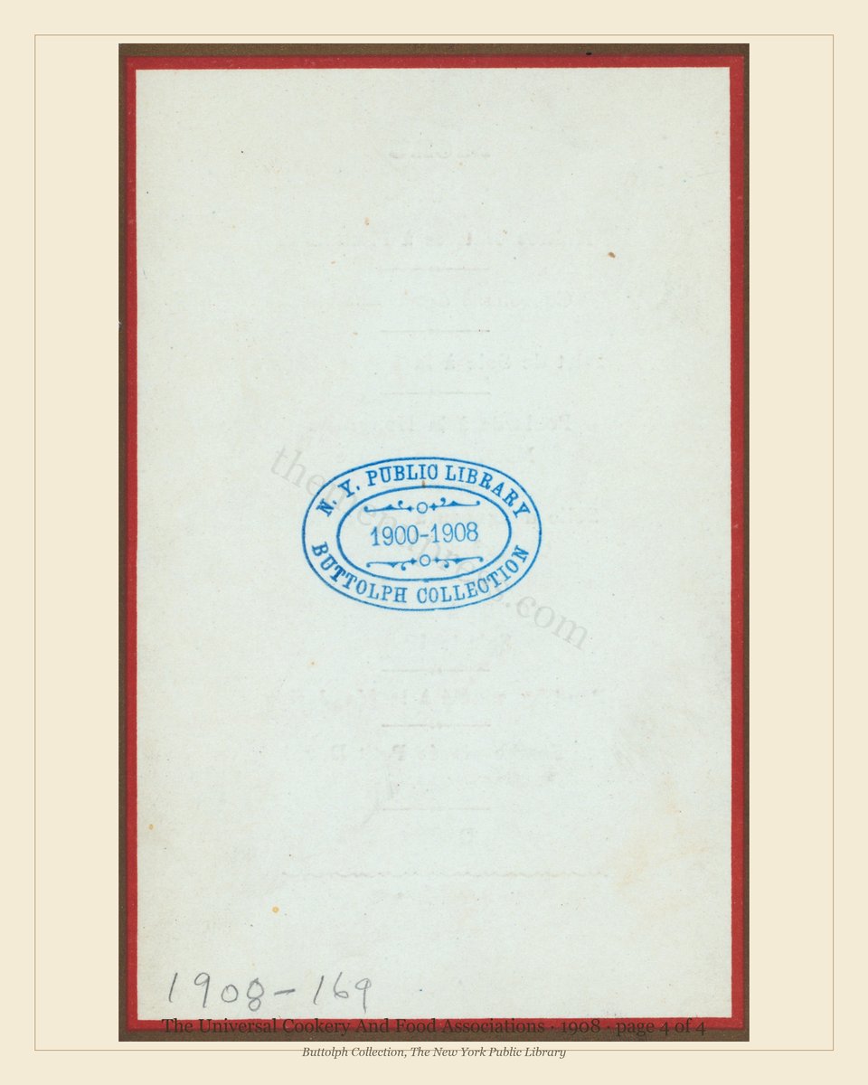 Vintage menu — page 4 of 4