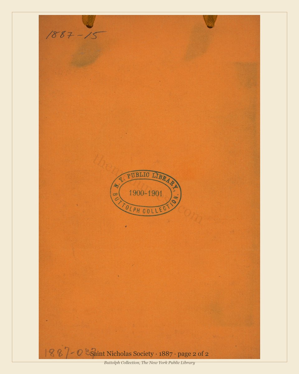 Vintage menu — page 2 of 2