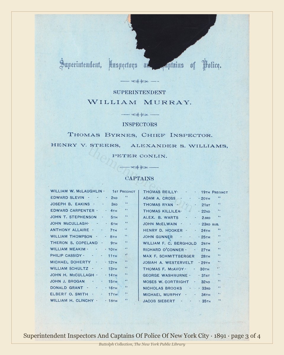 Vintage menu — page 3 of 4
