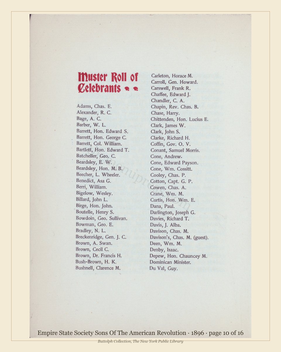Vintage menu — page 10 of 16