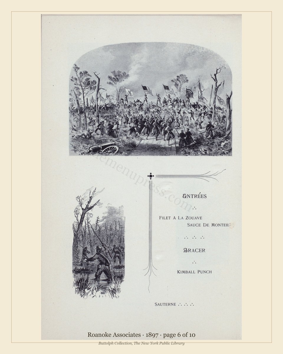Vintage menu — page 6 of 10