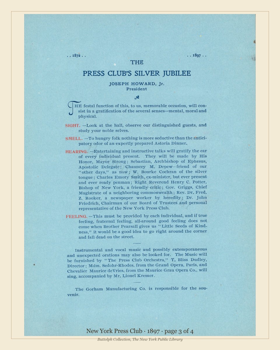 Vintage menu — page 3 of 4