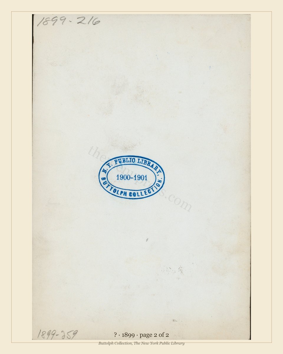 Vintage menu — page 2 of 2