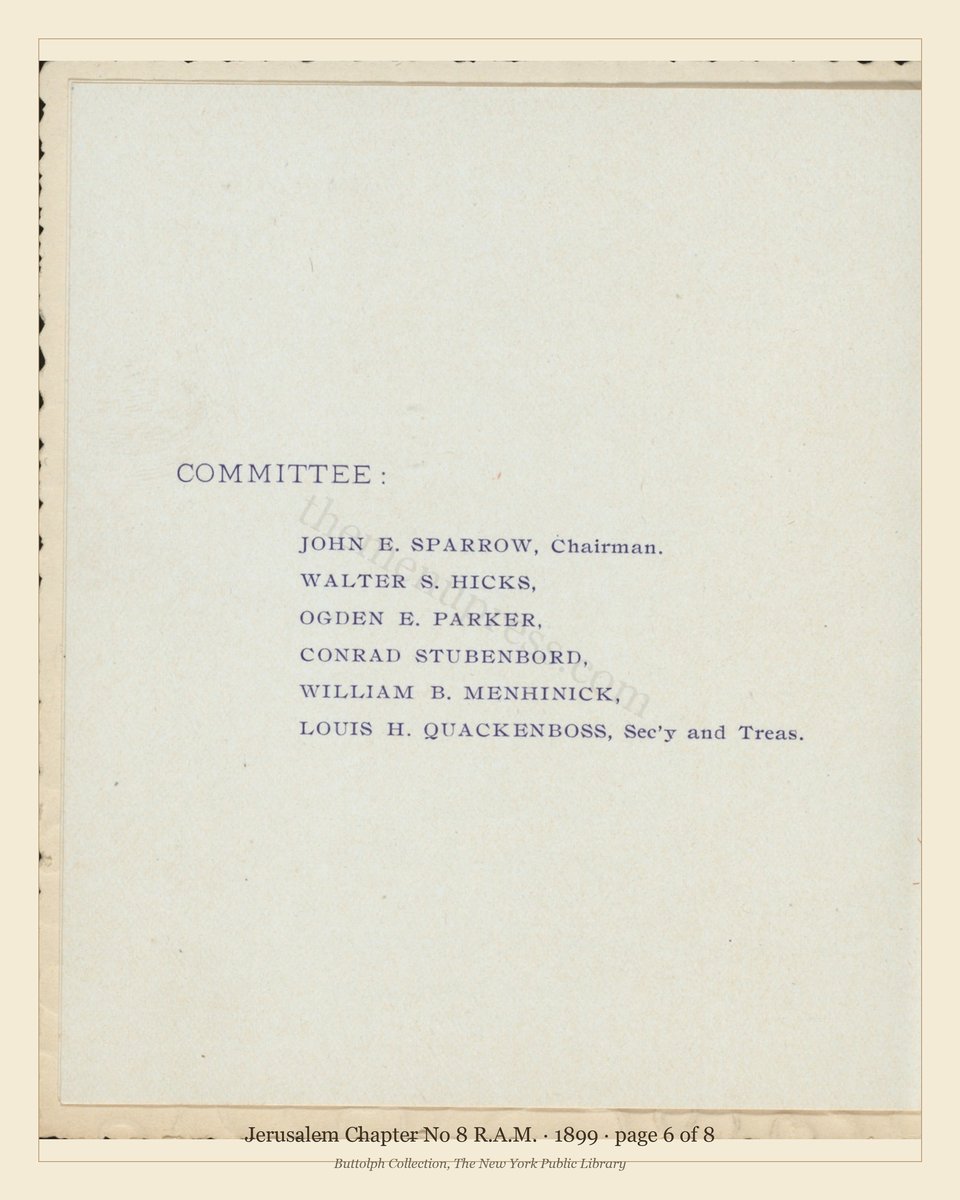 Vintage menu — page 6 of 8