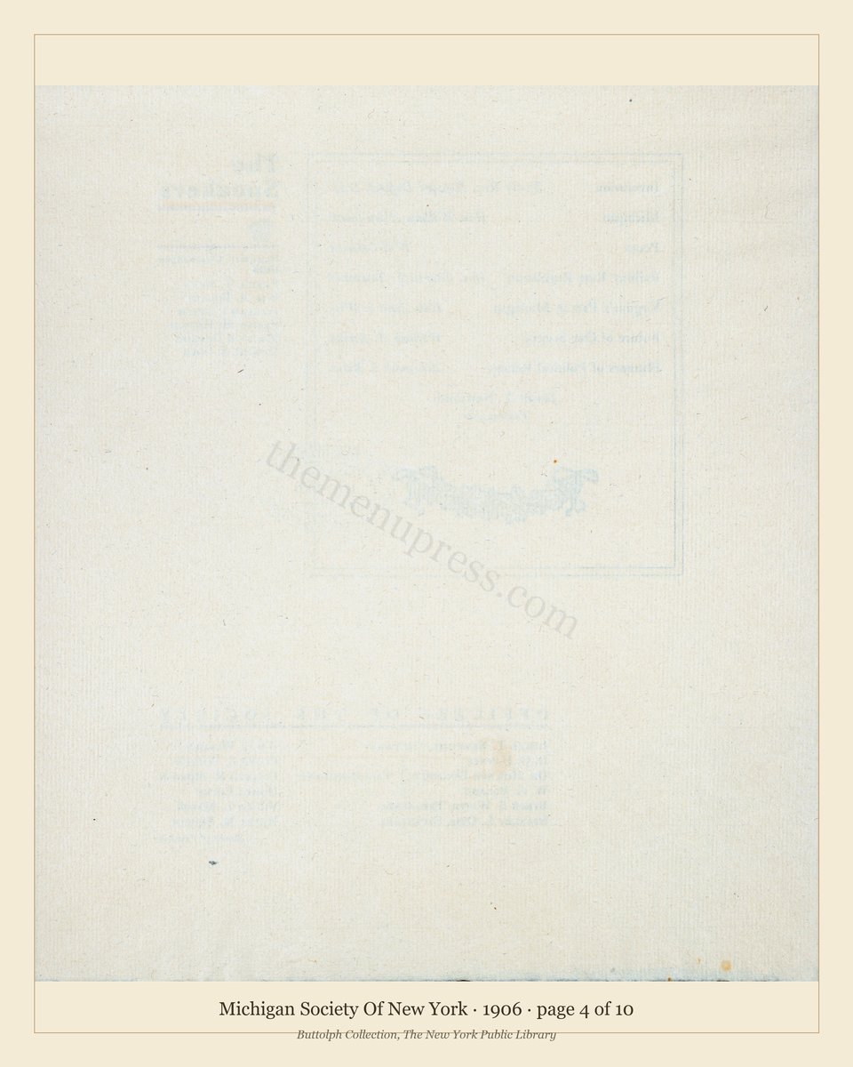 Vintage menu — page 4 of 10