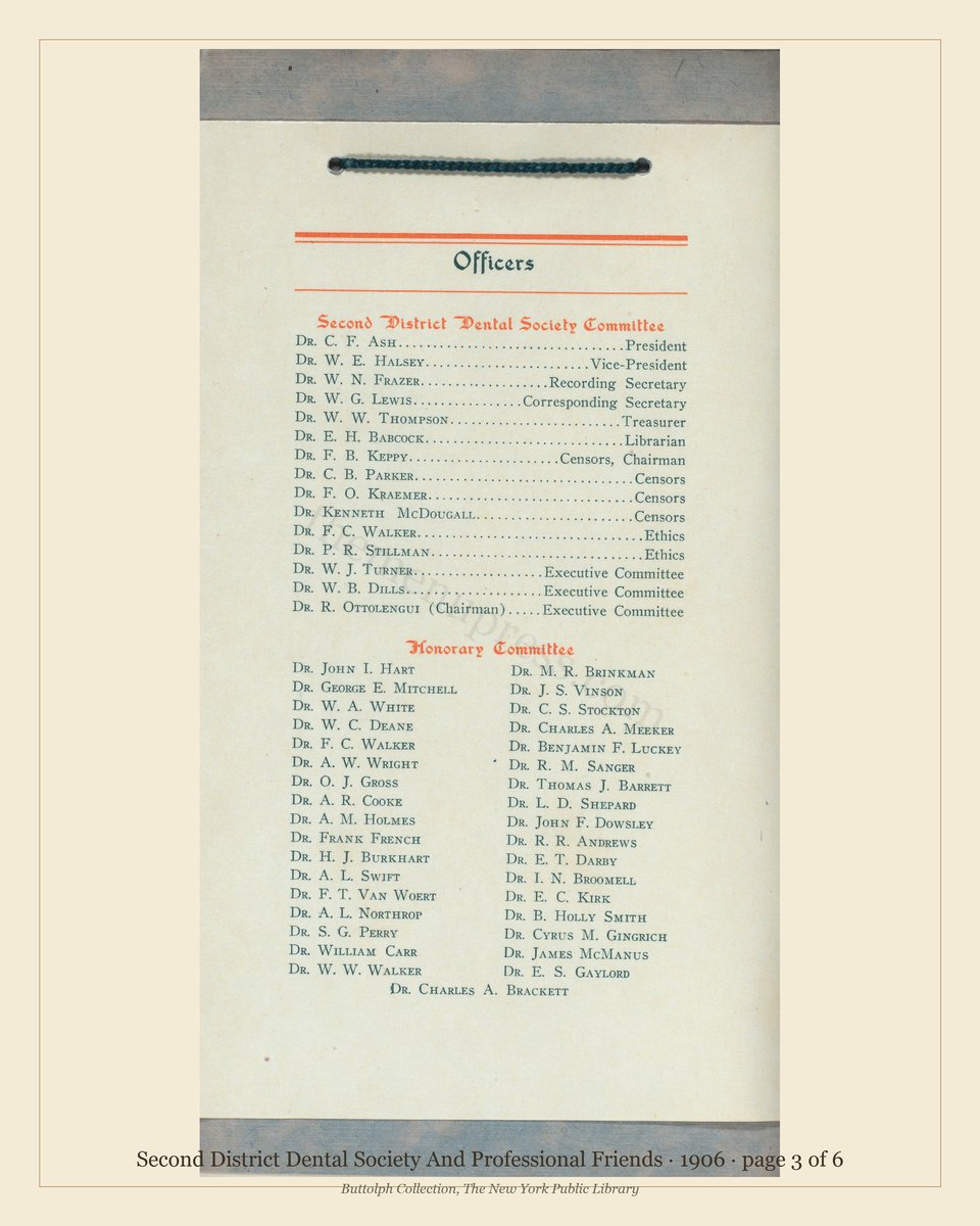 Vintage menu — page 3 of 6