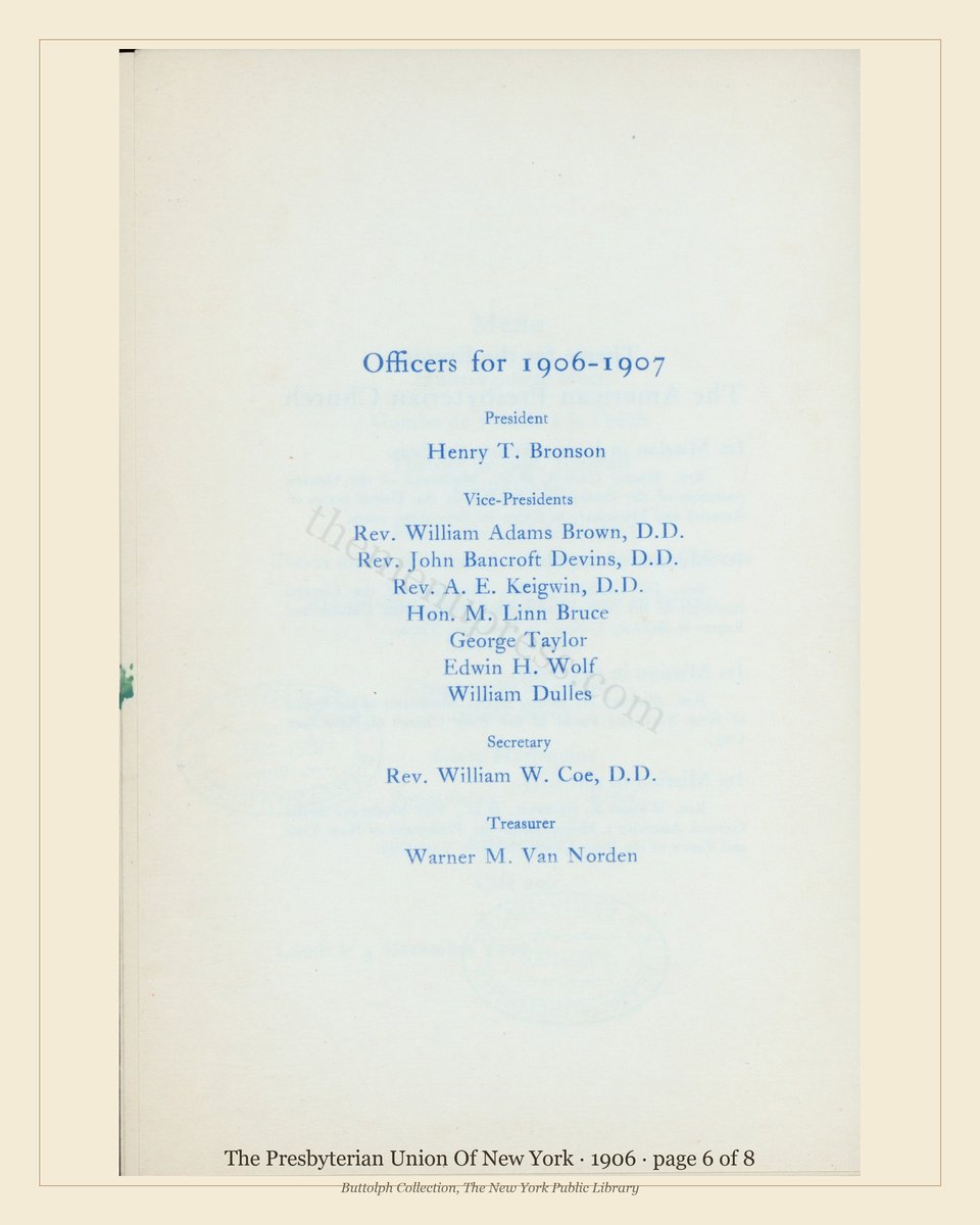 Vintage menu — page 6 of 8