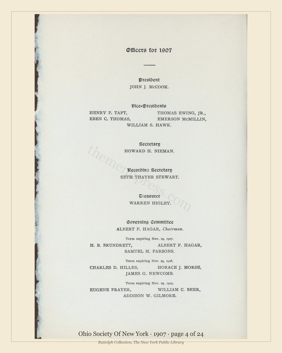 Vintage menu — page 4 of 11