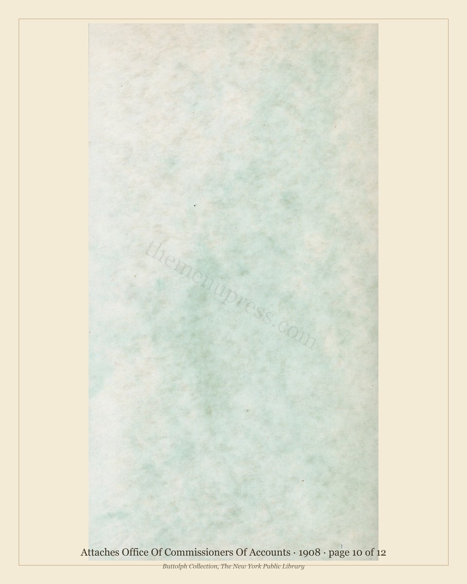 Vintage menu — page 10 of 12