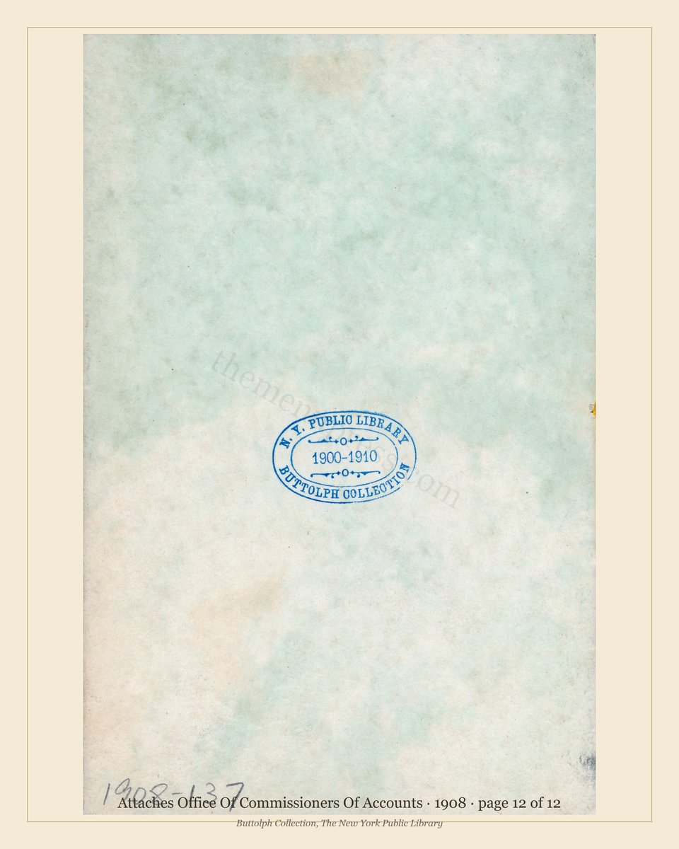 Vintage menu — page 12 of 12