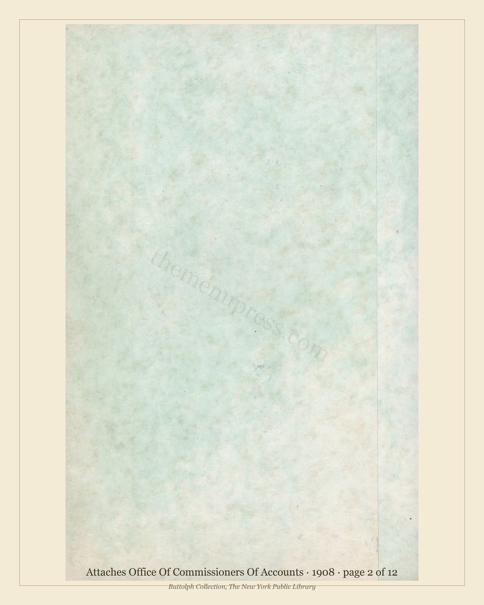 Vintage menu — page 2 of 12