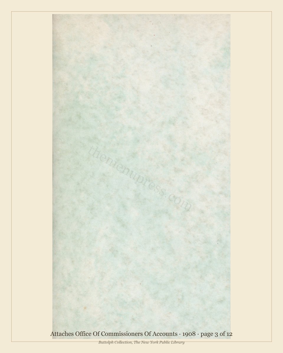 Vintage menu — page 3 of 12