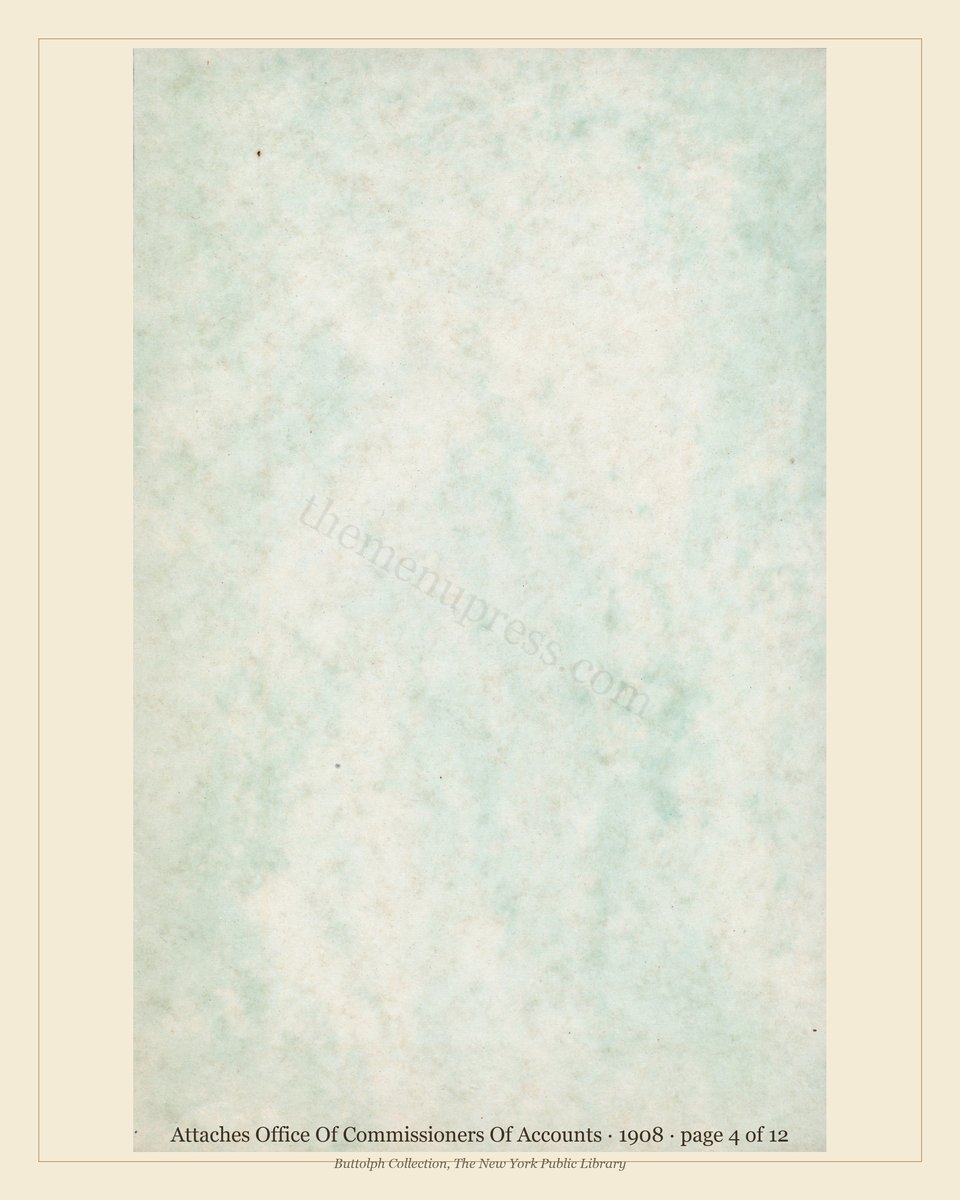 Vintage menu — page 4 of 12