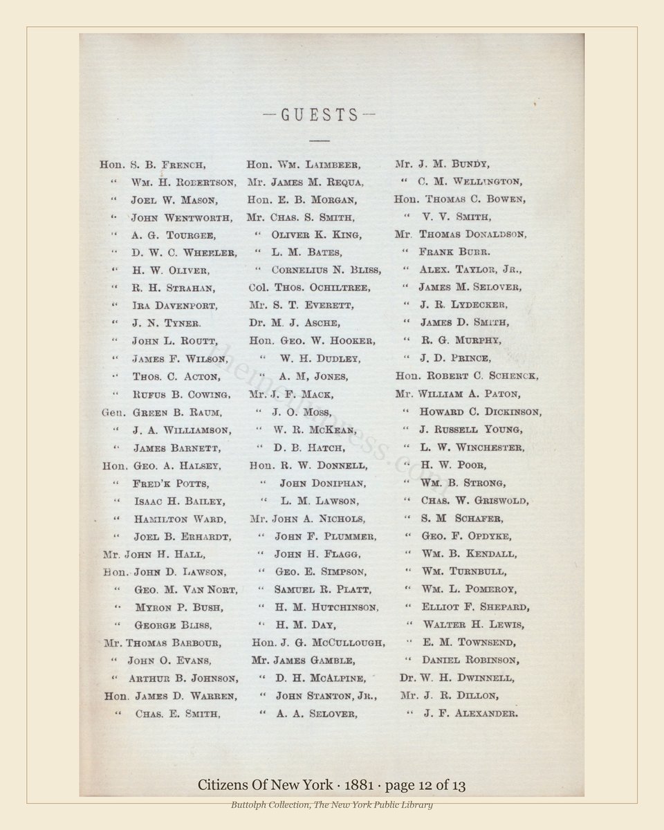 Vintage menu — page 12 of 13
