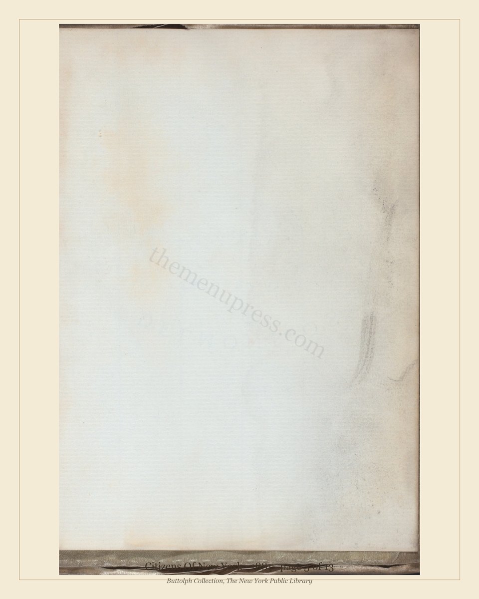 Vintage menu — page 3 of 13