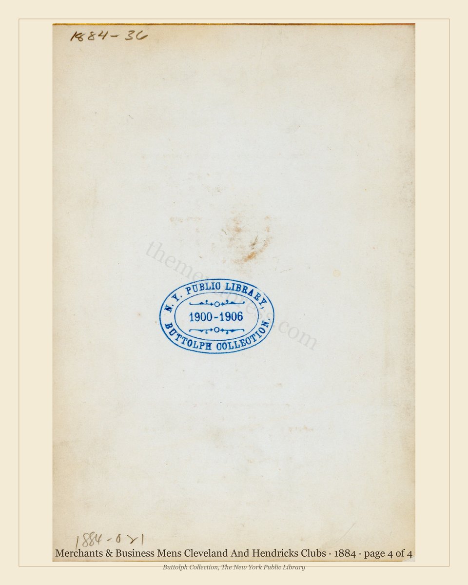 Vintage menu — page 4 of 4