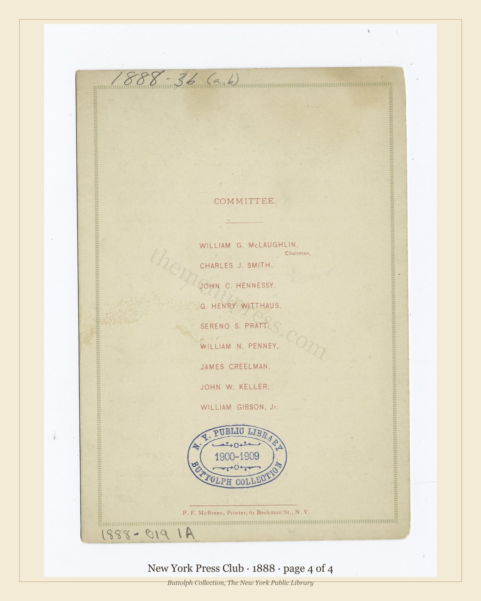 Vintage menu — page 4 of 4