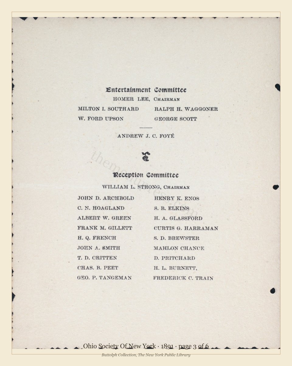 Vintage menu — page 3 of 6