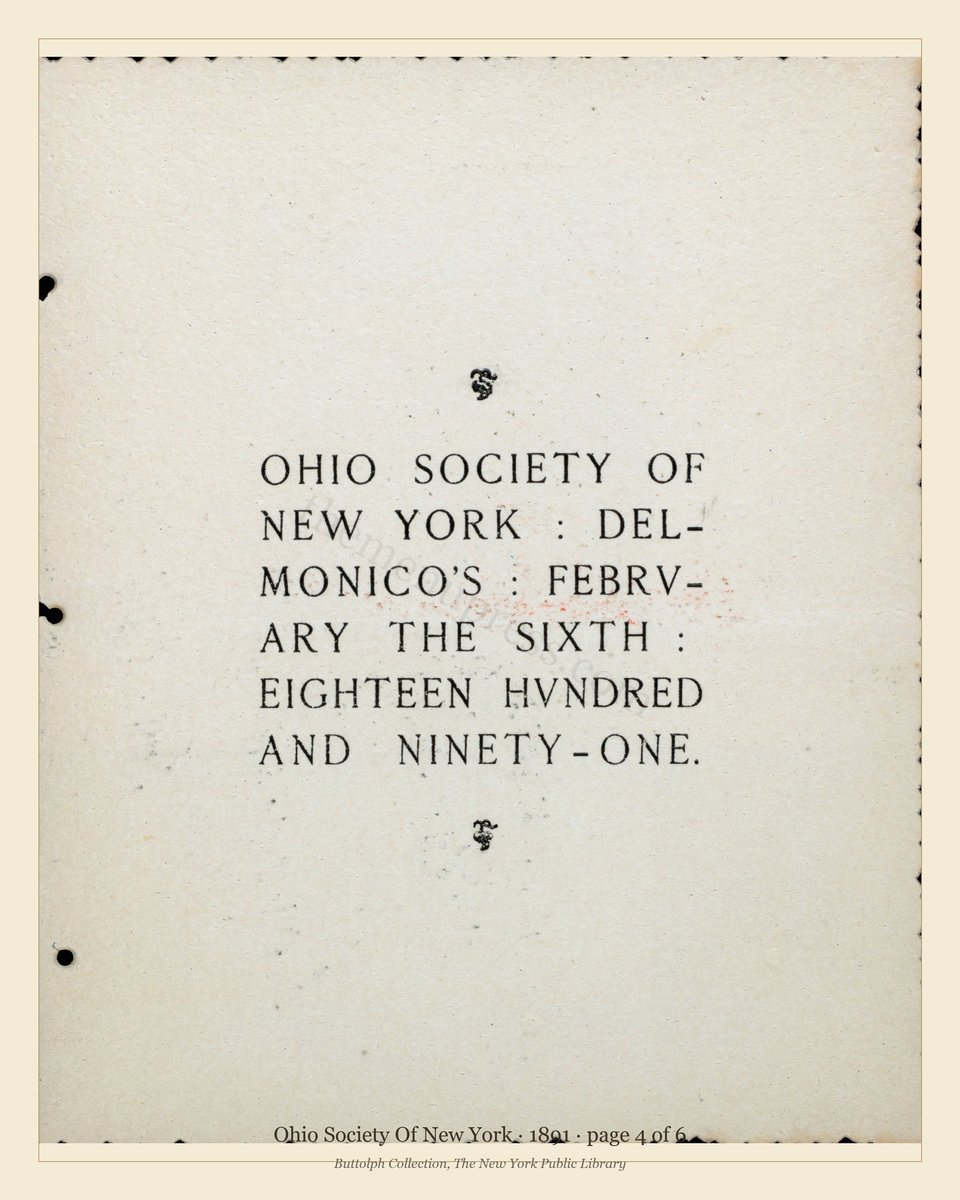 Vintage menu — page 4 of 6