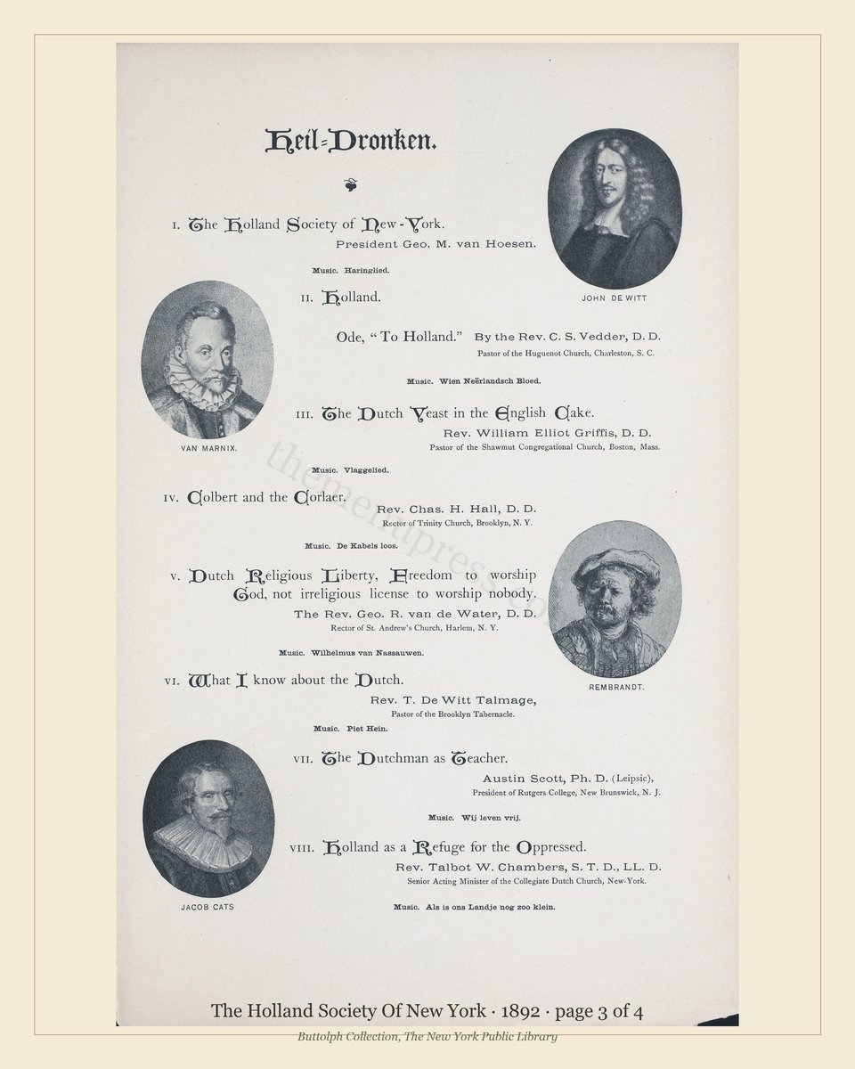 Vintage menu — page 3 of 4