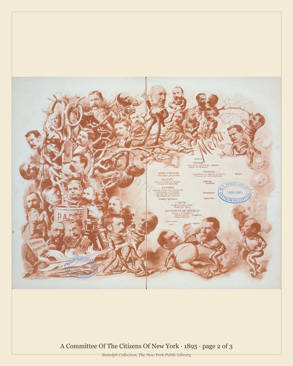 Vintage menu — page 2 of 3