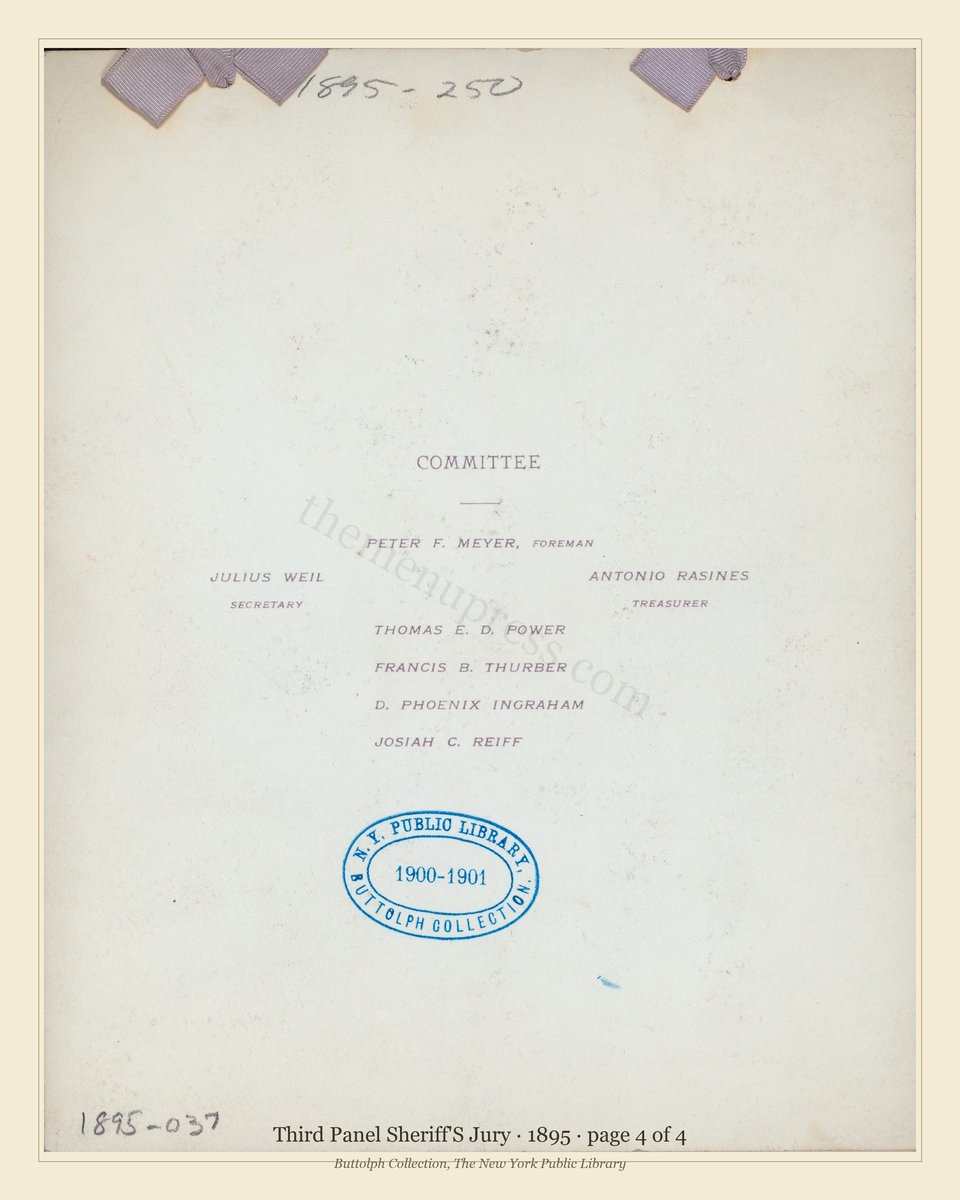 Vintage menu — page 4 of 4
