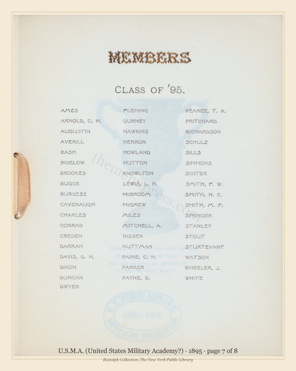 Vintage menu — page 7 of 8