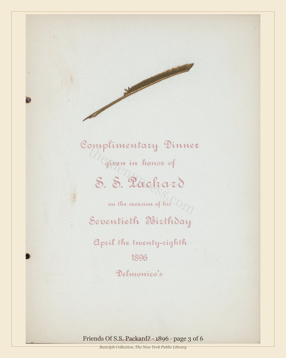 Vintage menu — page 3 of 6