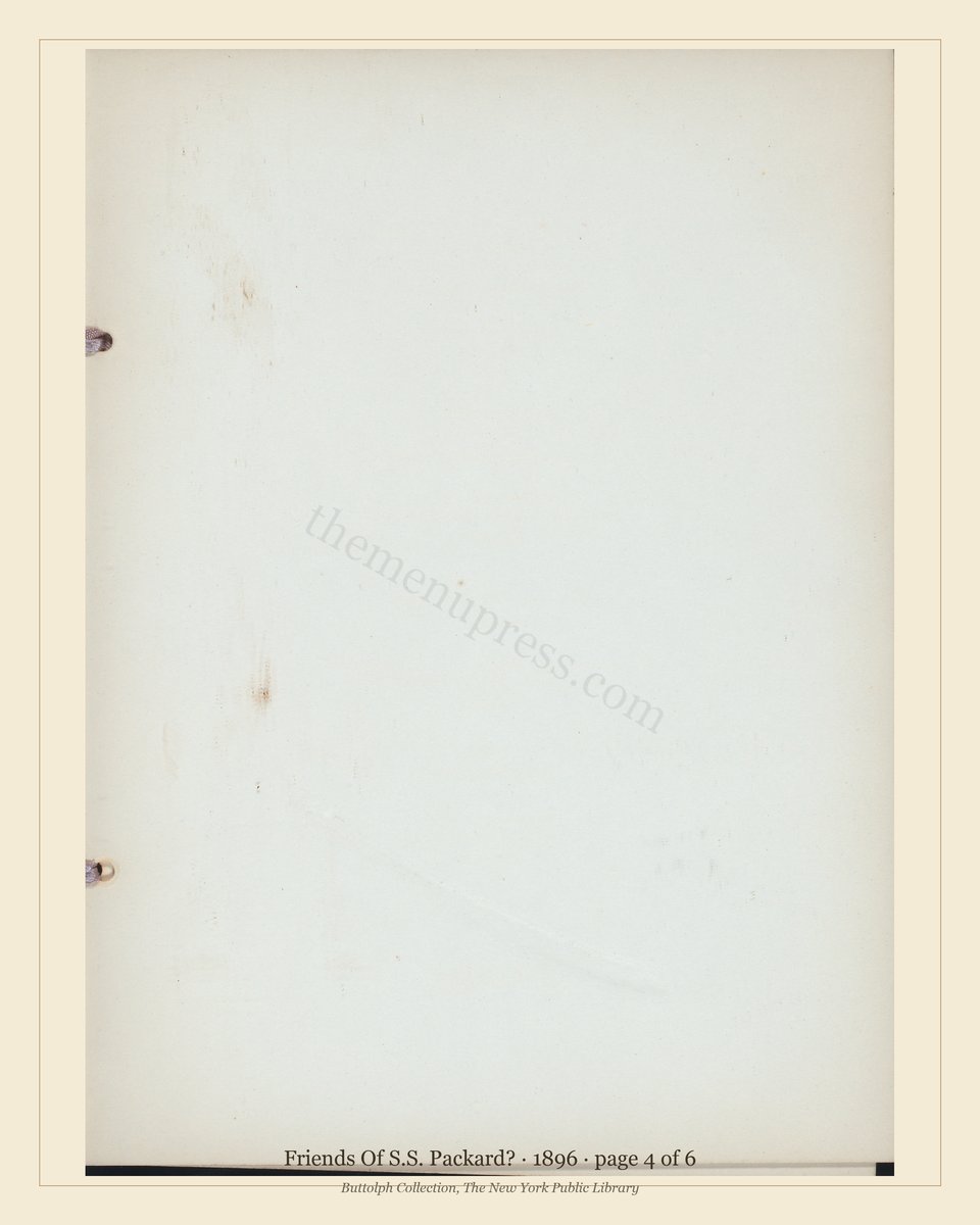 Vintage menu — page 4 of 6