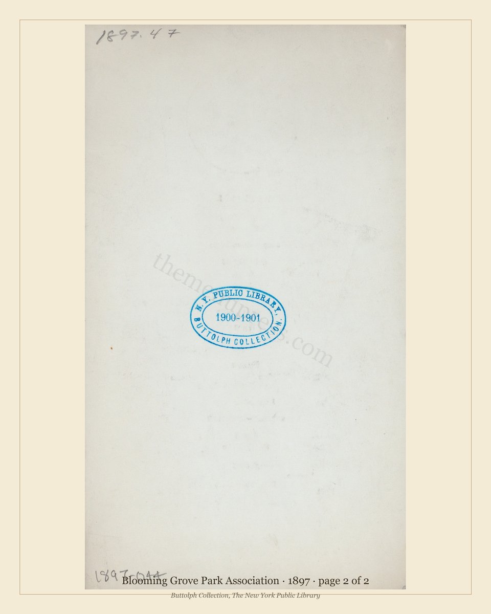 Vintage menu — page 2 of 2