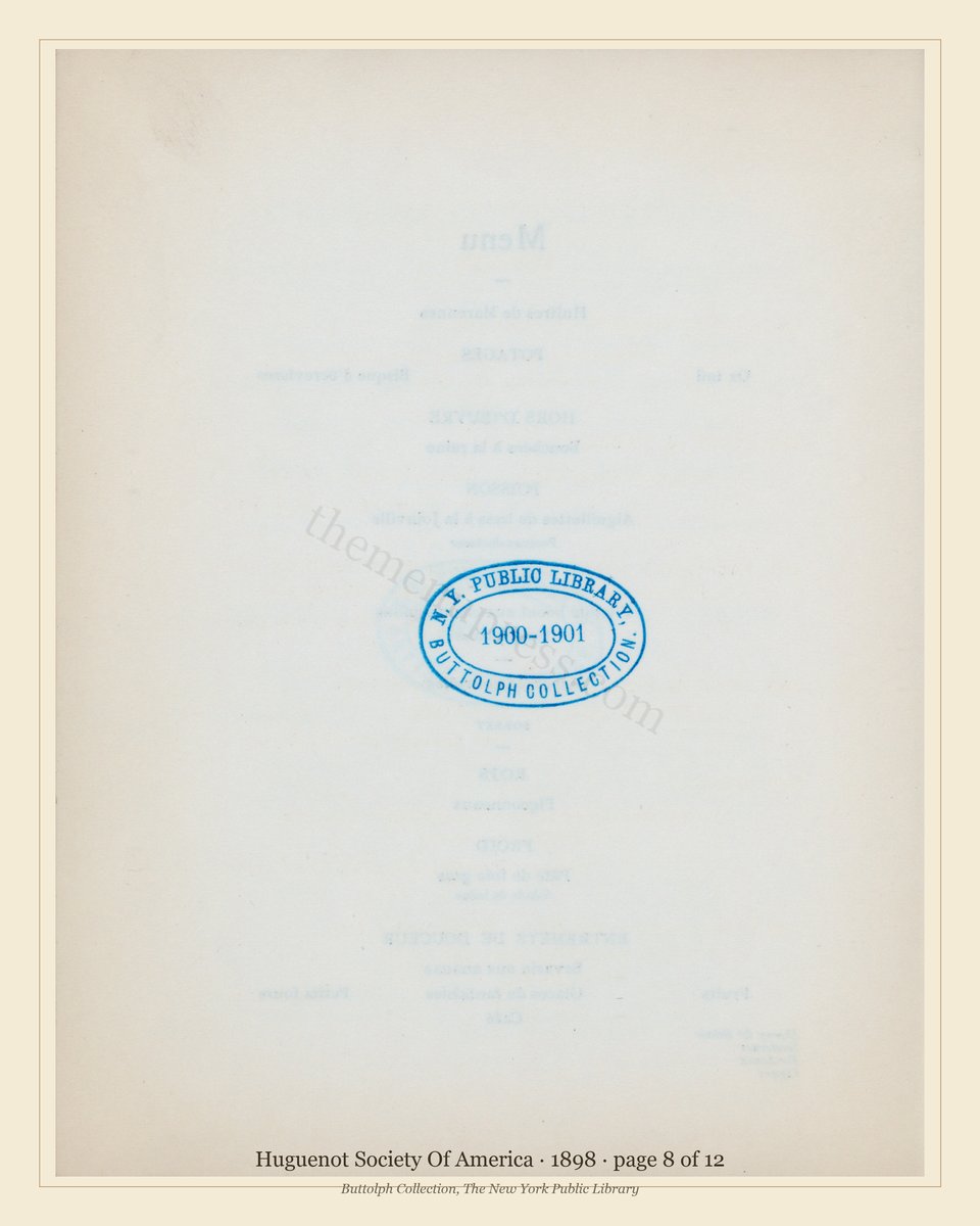 Vintage menu — page 8 of 12