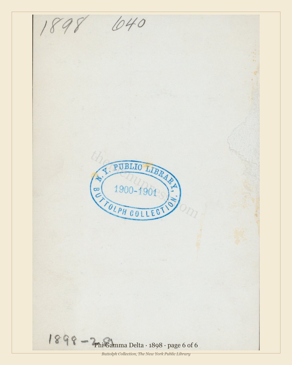 Vintage menu — page 6 of 6
