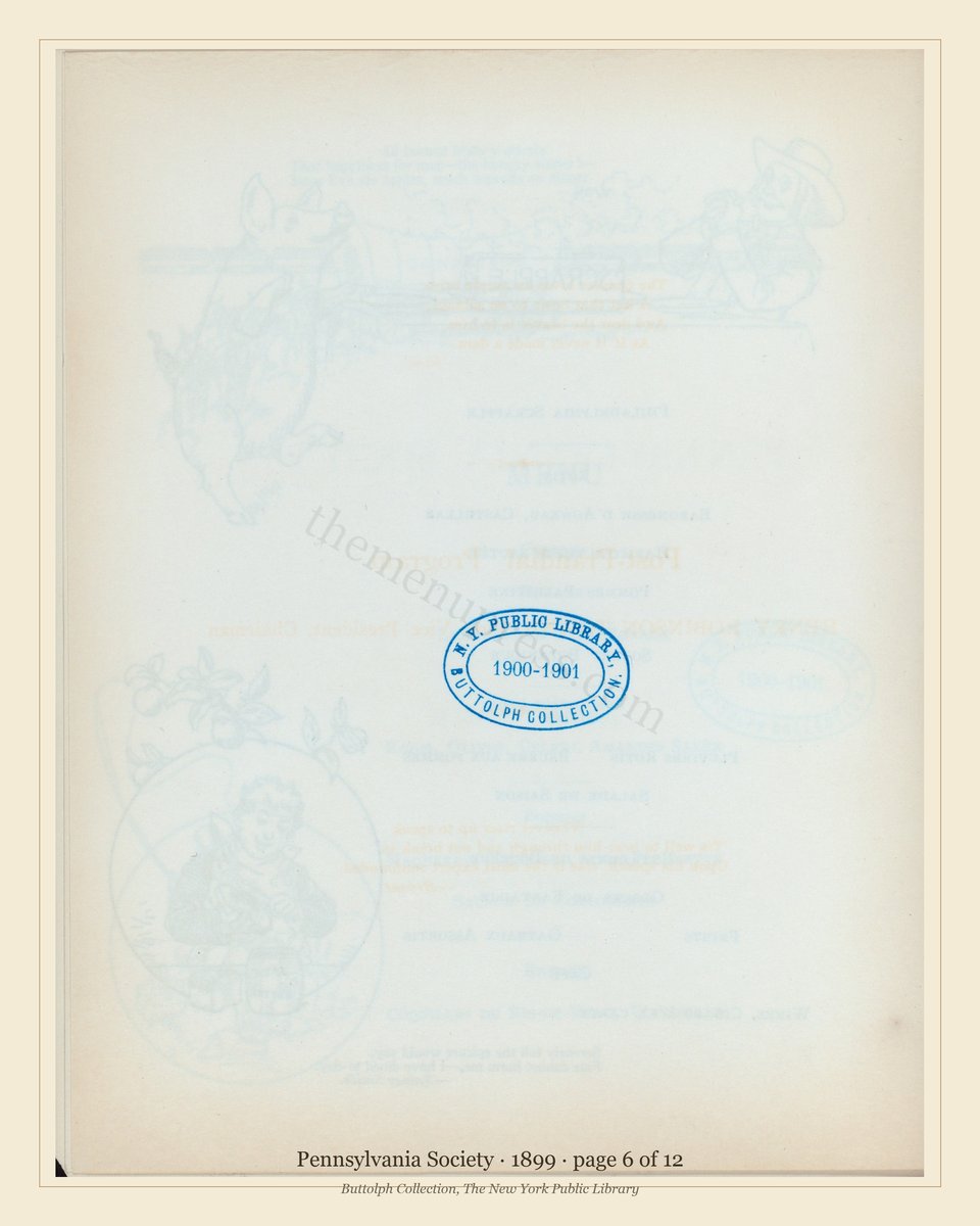 Vintage menu — page 6 of 12
