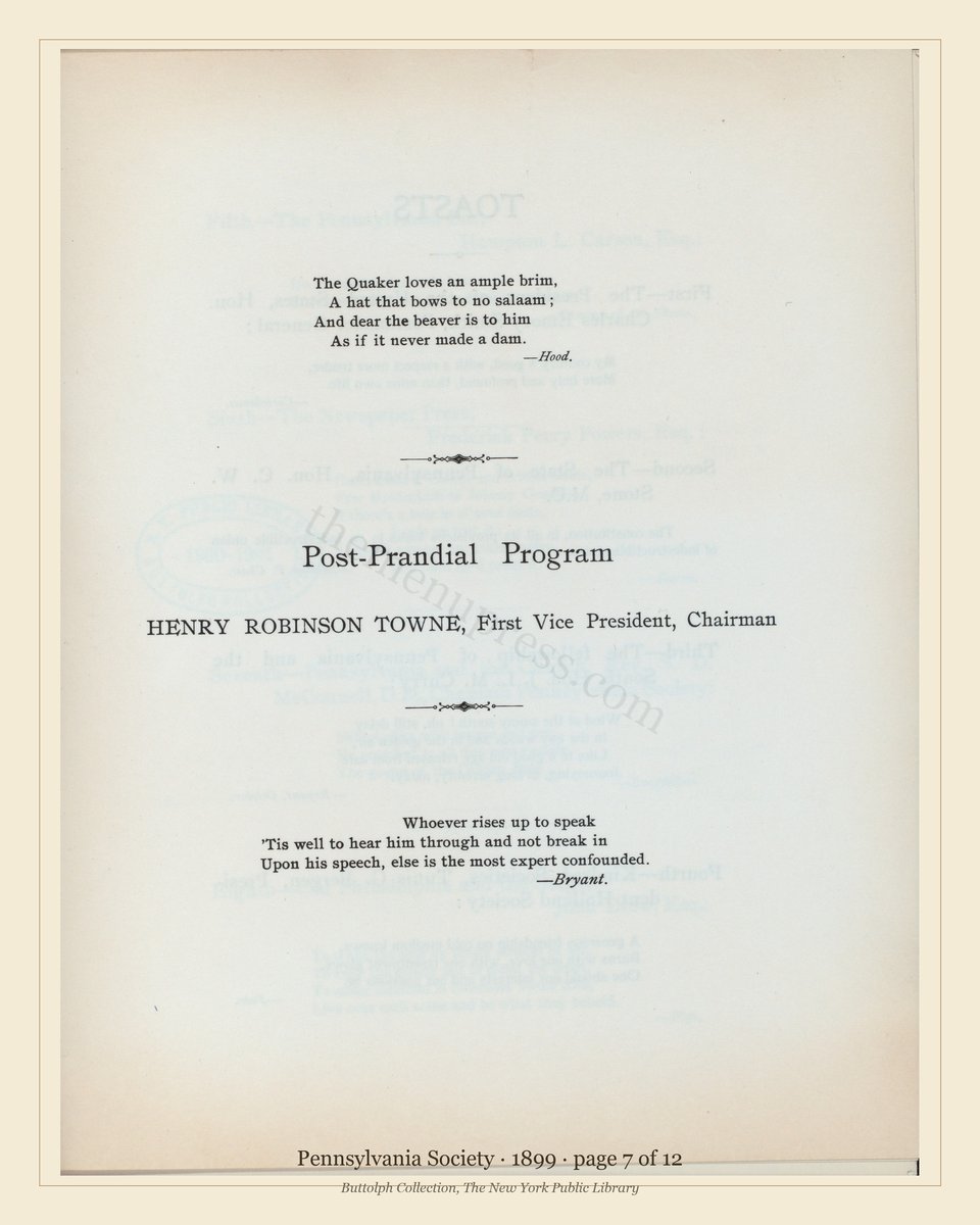 Vintage menu — page 7 of 12