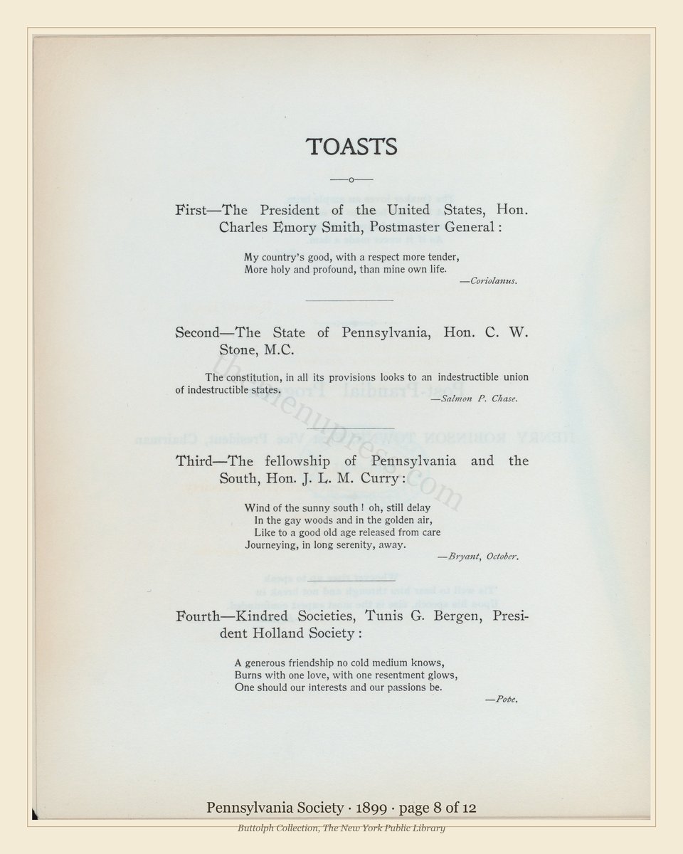 Vintage menu — page 8 of 12