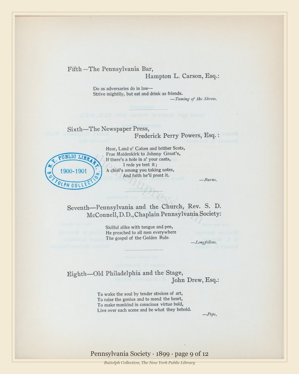 Vintage menu — page 9 of 12
