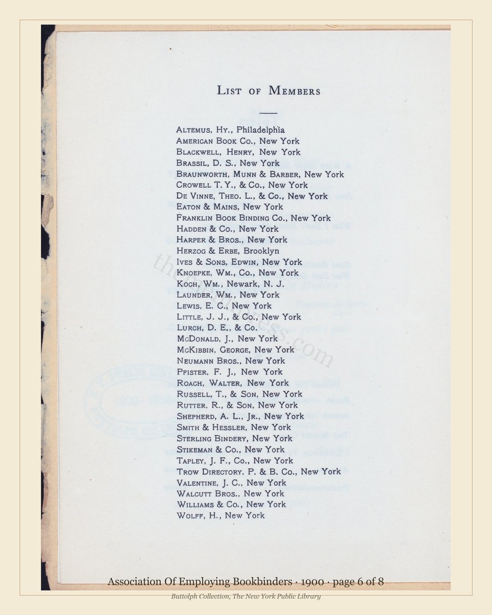 Vintage menu — page 6 of 8