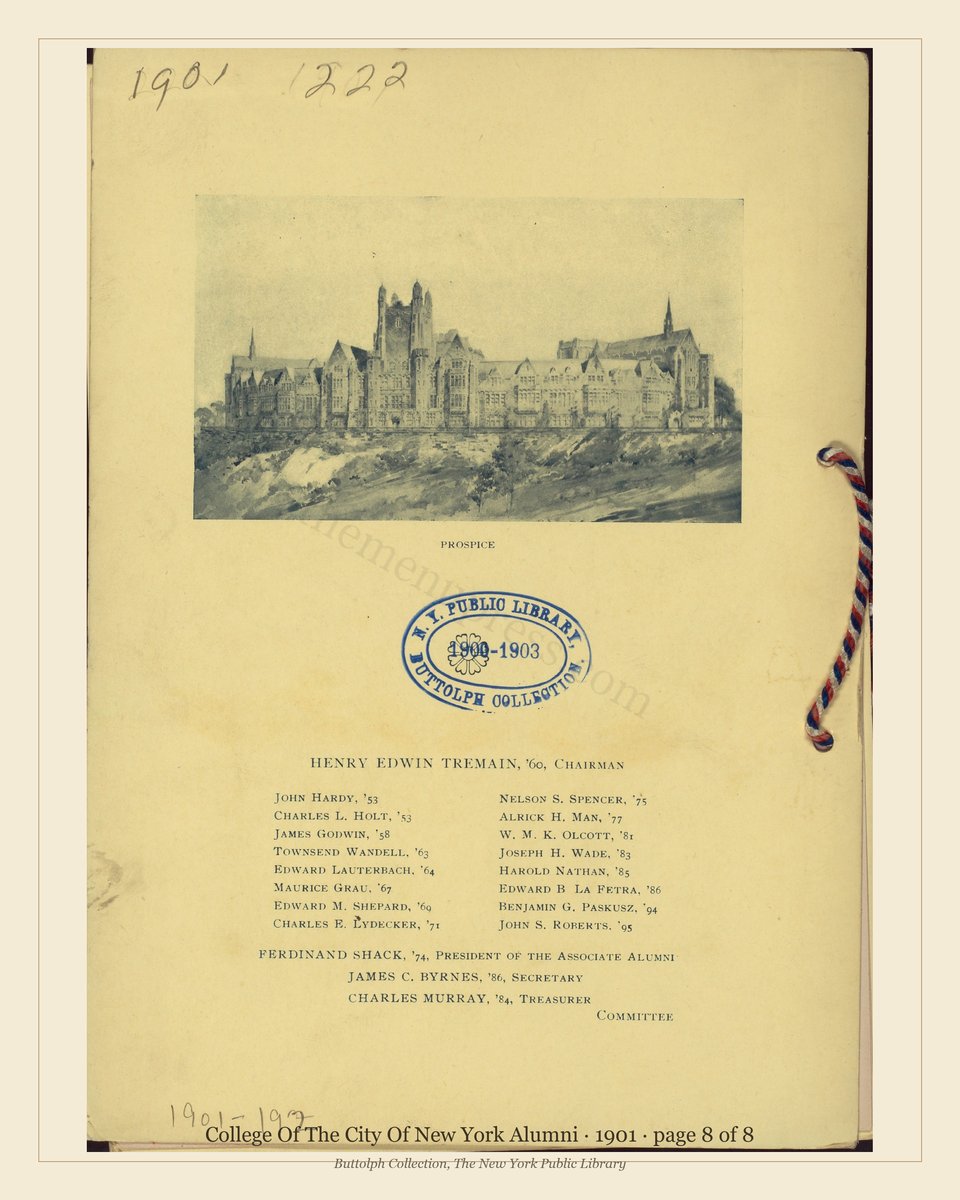 Vintage menu — page 8 of 8