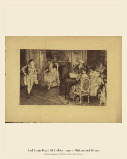 Real Estate Board Of Brokers · 1901 — Fifth Annual Dinner