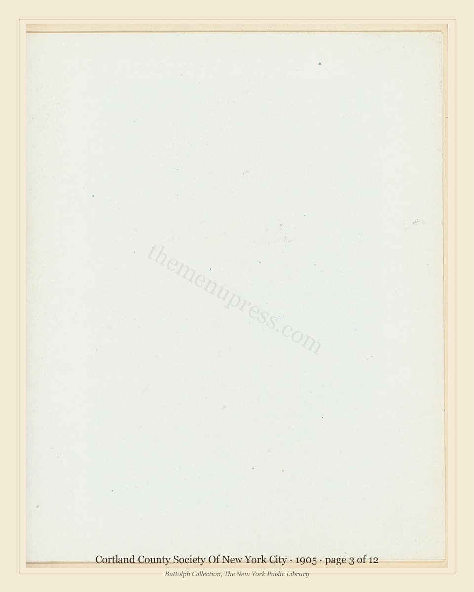 Vintage menu — page 3 of 12