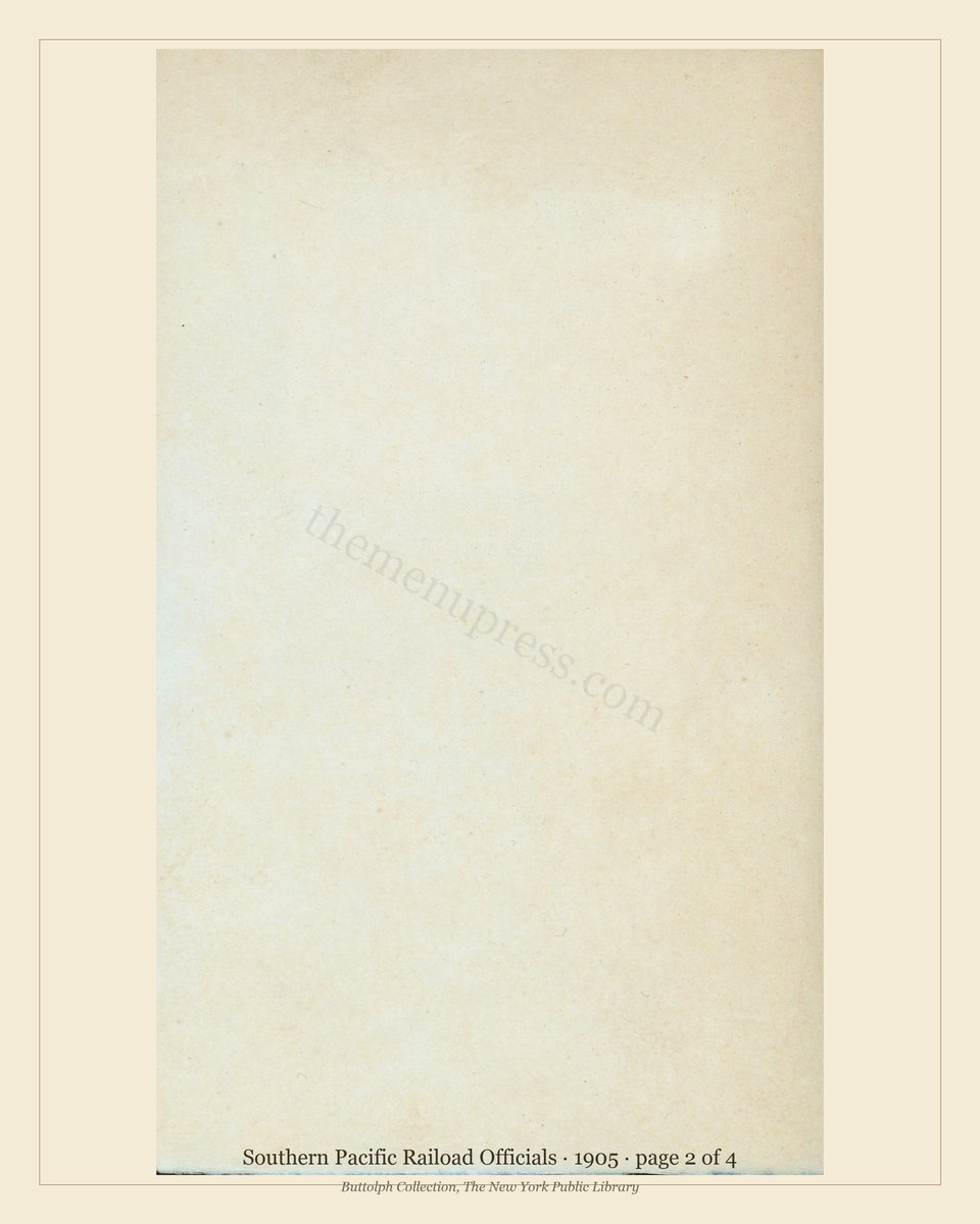 Vintage menu — page 2 of 4