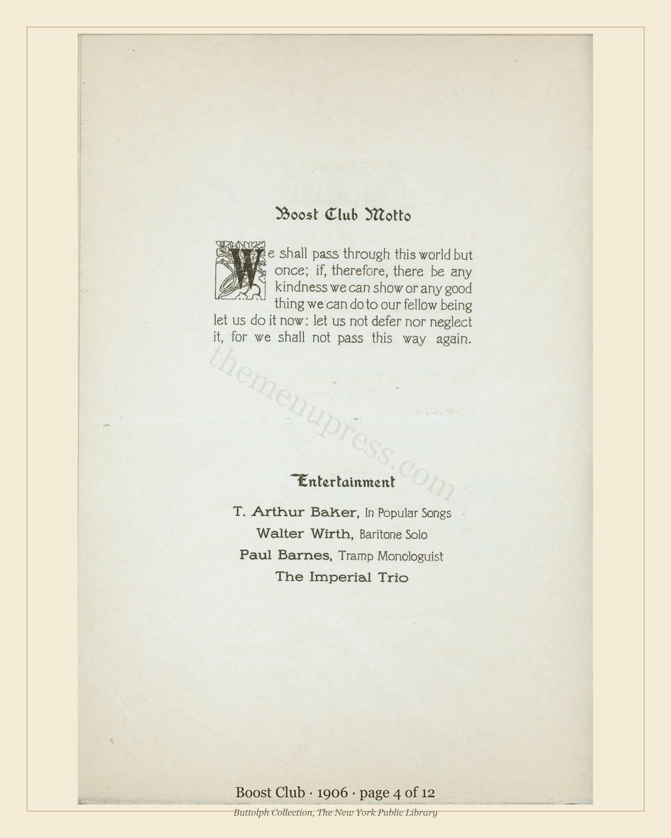 Vintage menu — page 4 of 10