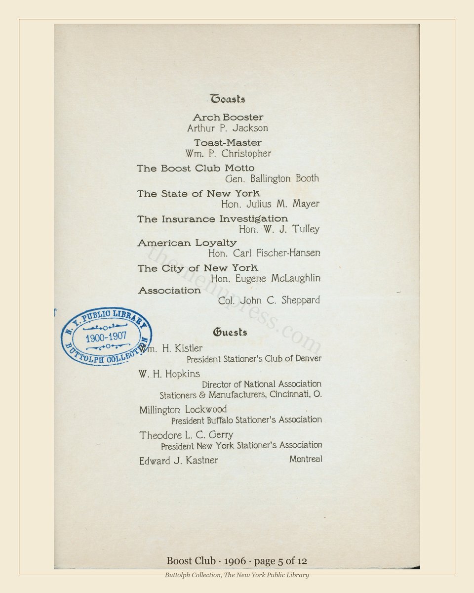 Vintage menu — page 5 of 10