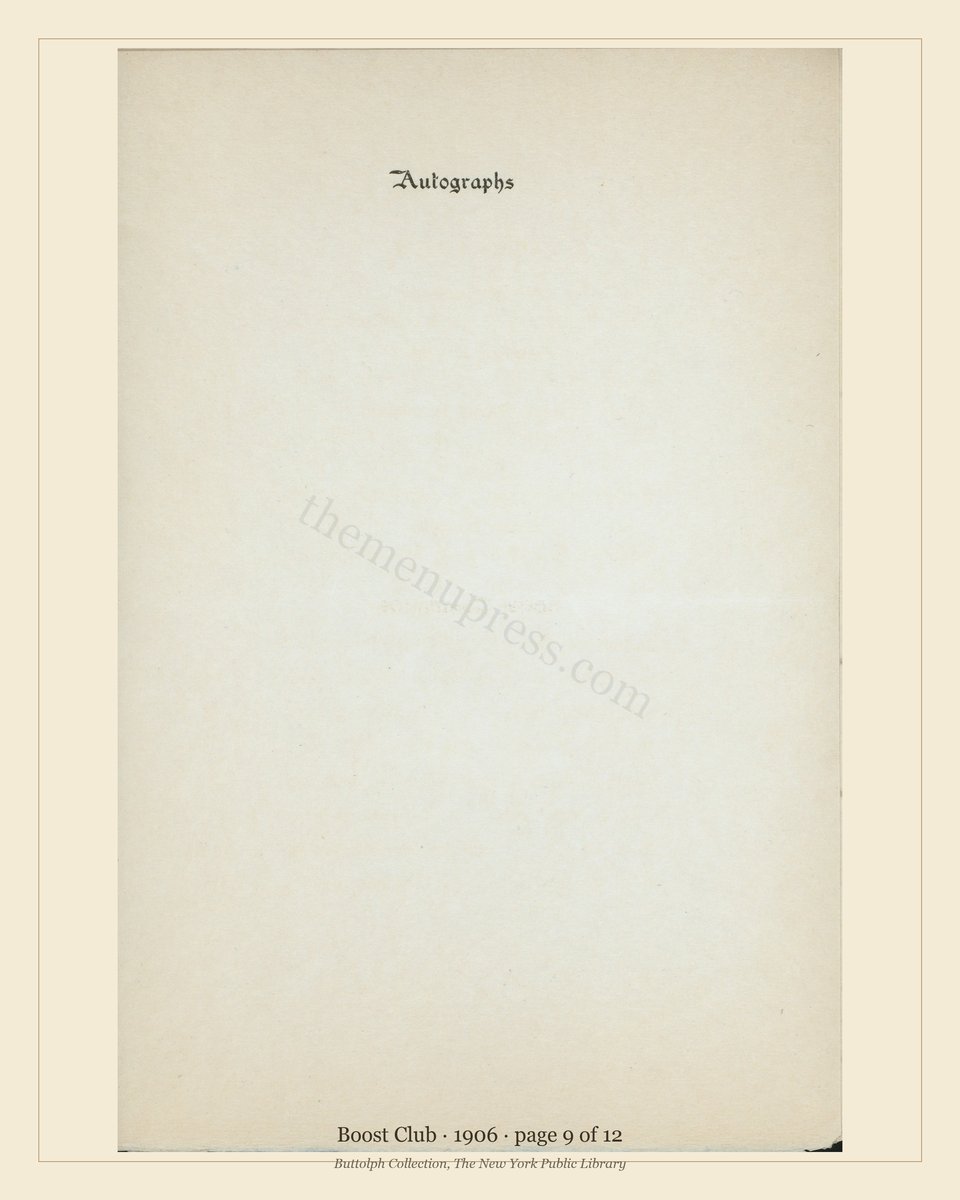 Vintage menu — page 9 of 10