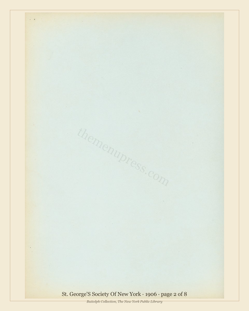 Vintage menu — page 2 of 8