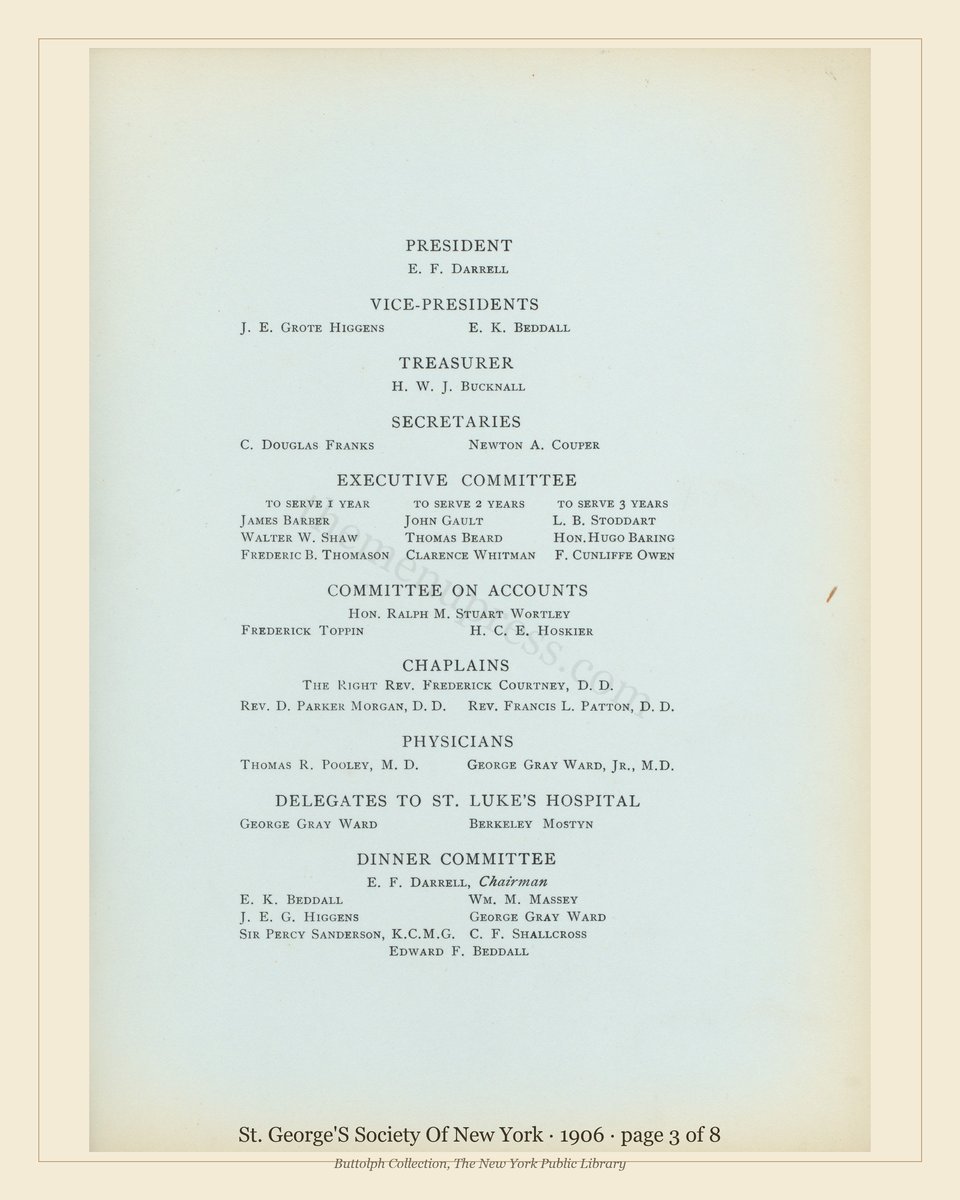 Vintage menu — page 3 of 8