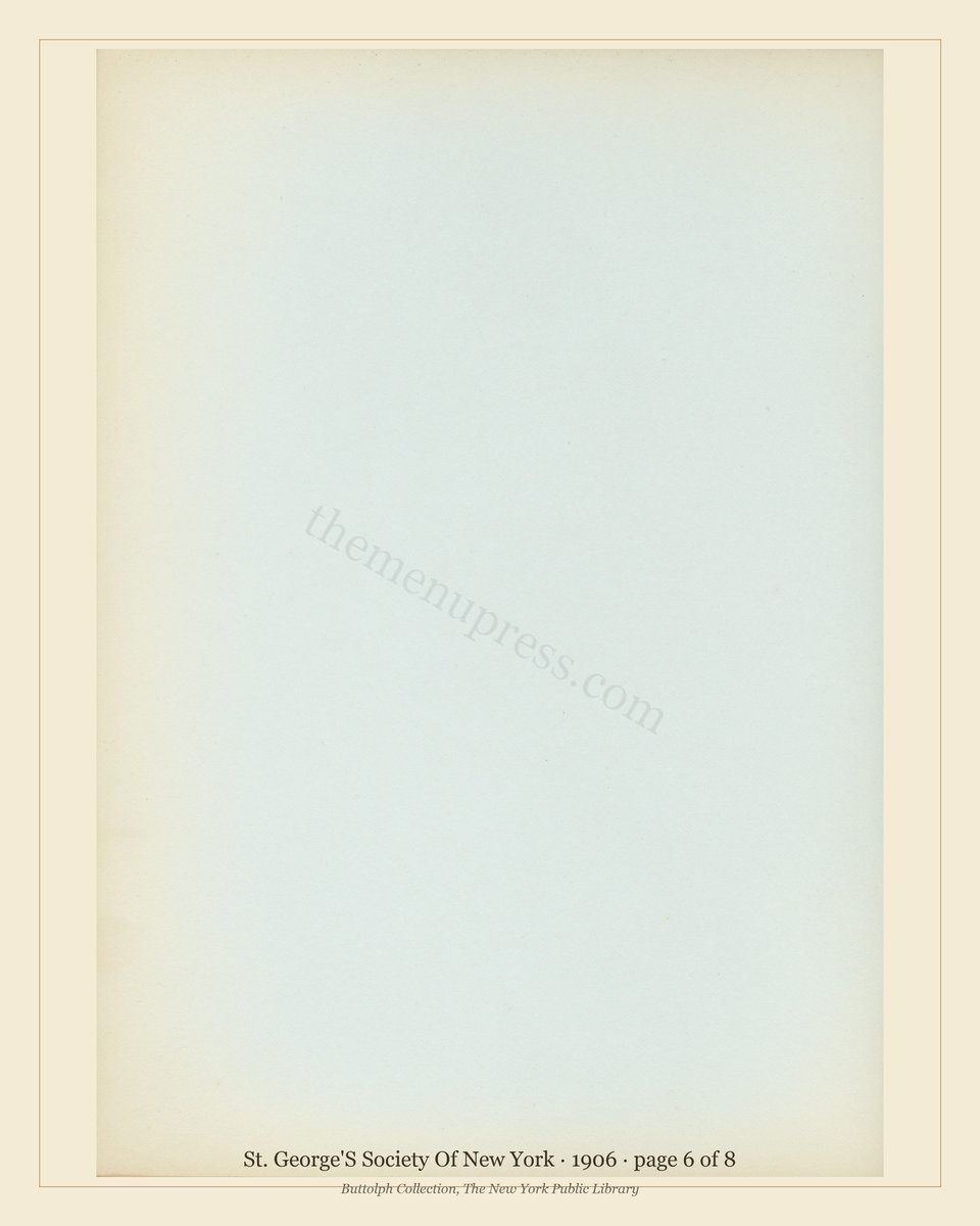 Vintage menu — page 6 of 8