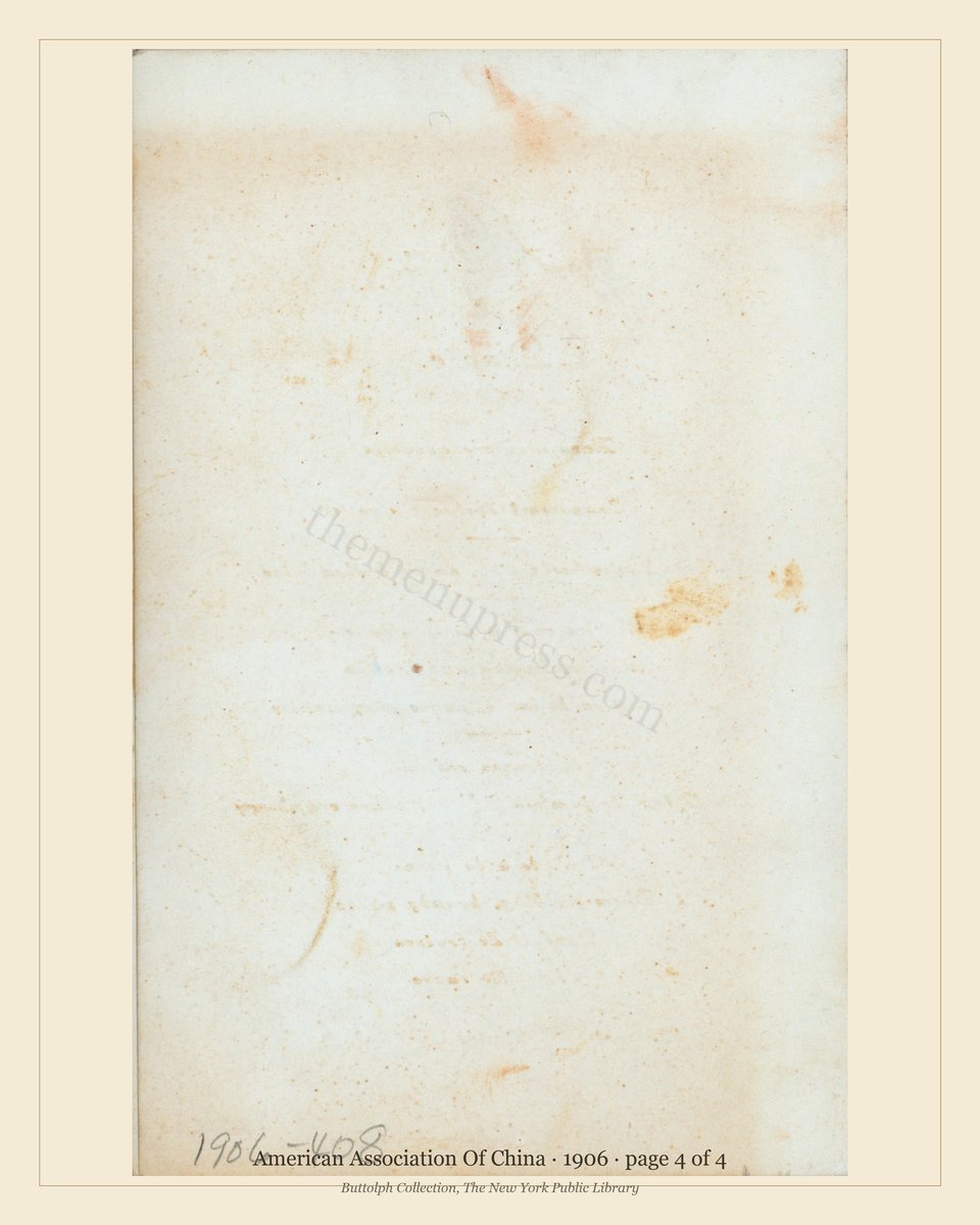 Vintage menu — page 4 of 4