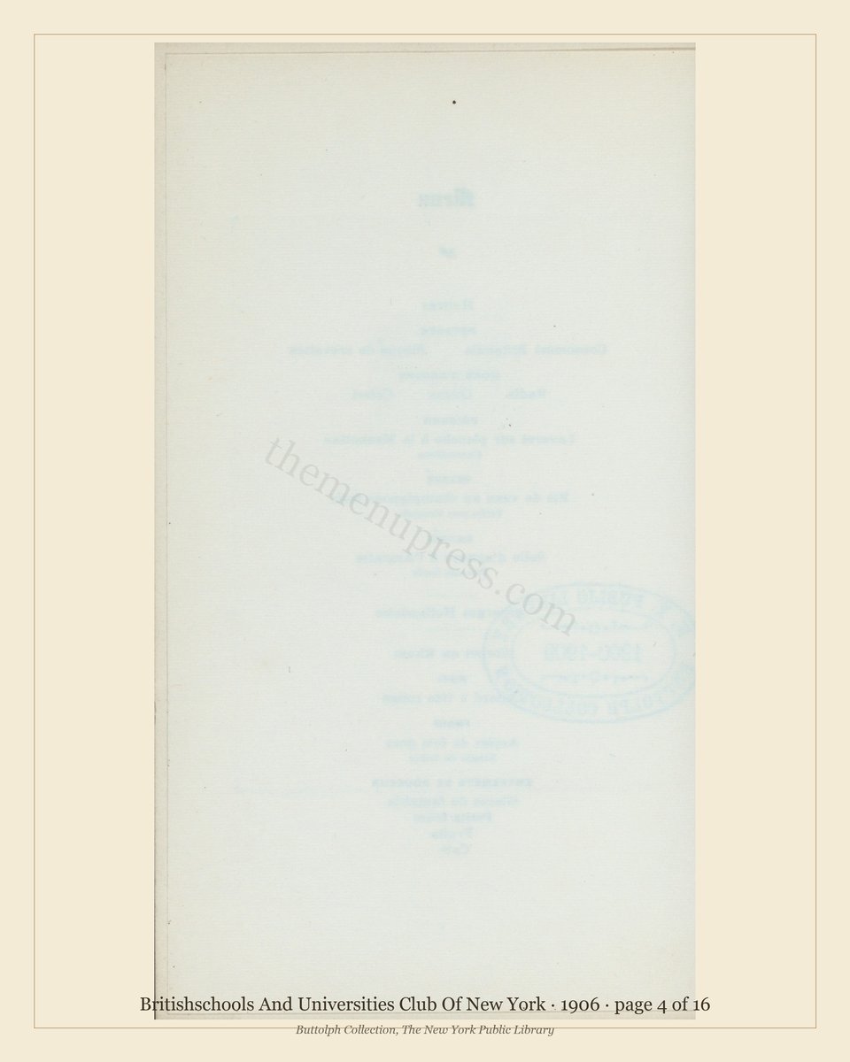 Vintage menu — page 4 of 15
